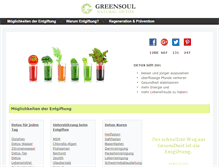 Tablet Screenshot of greensoul.de